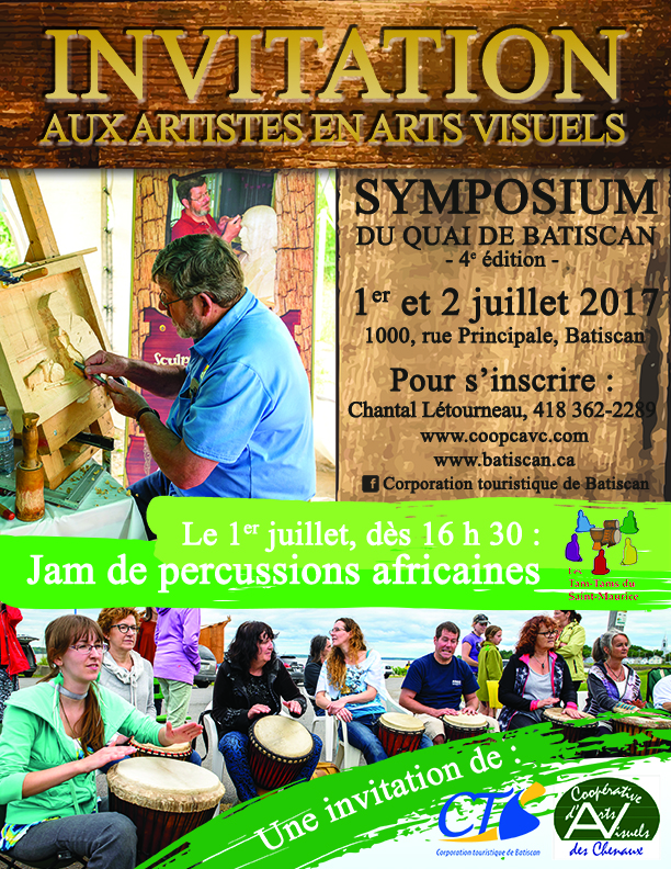 SYMPOSIUM DU QUAI DE BATISCAN -RECRUTEMENT (POUR LES 1 ET 2 JUILLET)