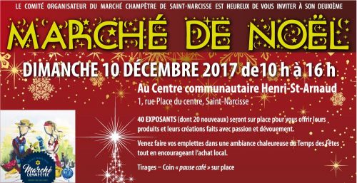 Marché de Noël de Saint-Narcisse