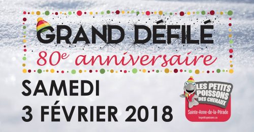 Grand défilé du 80e anniversaire de la pêche aux petits poissons des Chenaux