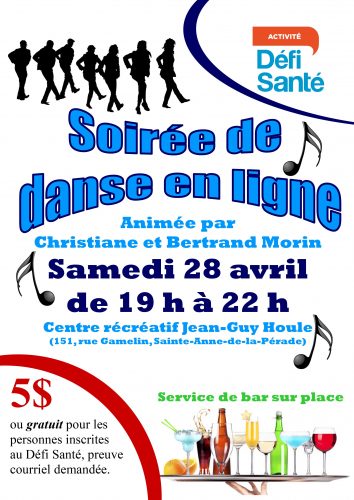 Soirée de danse en ligne