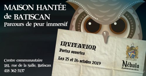 Maison hantée de Batiscan – Parcours de peur immersif