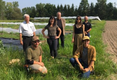 Un investissement de près d’un demi-million pour le nouvel incubateur agricole dans la MRC des Chenaux en Mauricie