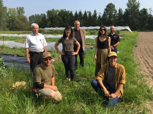 Un investissement de près d’un demi-million pour le nouvel incubateur agricole dans la MRC des Chenaux en Mauricie