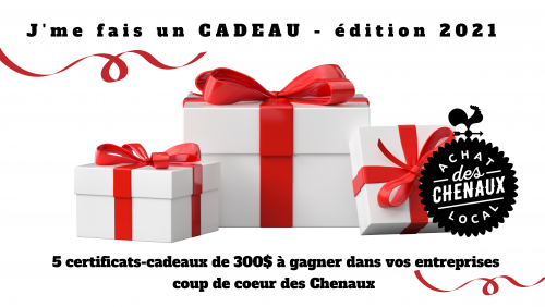 Achat local: Campagne J’me fais un cadeaux – édition 2021