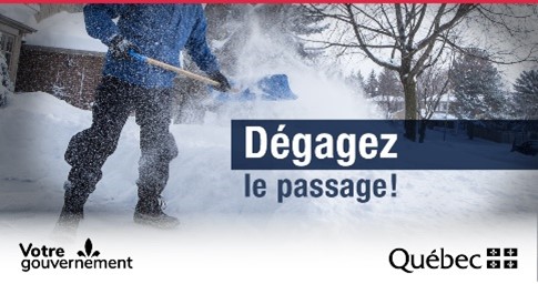 Avis – déneigement des sorties de secours