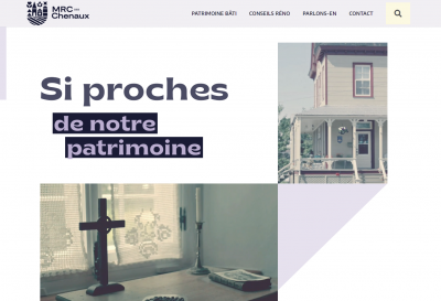 Lancement de la plateforme web « Patrimoine des Chenaux »