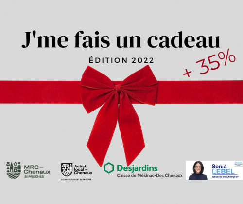 Gâtez-vous et soutenez les entreprises locales grâce à la 3e édition de la Campagne « J’me fais un cadeau »