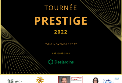 La Communauté entrepreneuriale des Chenaux présente la Tournée Prestige Desjardins 2022