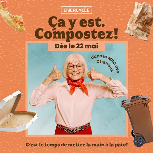 Ça y est. Compostez!