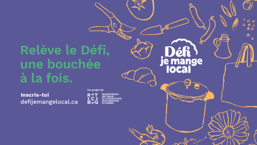 Le Défi je mange local en partenariat avec Aliments du Québec