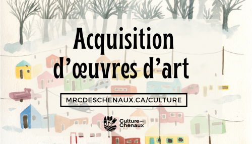 La MRC des Chenaux lance la 12e édition de sa Politique d’acquisition d’œuvres d’art