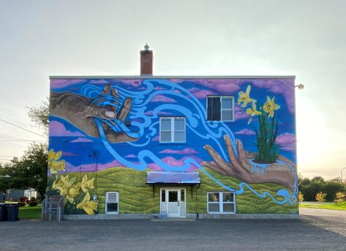 La murale à Saint-Narcisse est officiellement terminée !