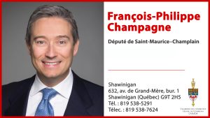 François-Philippe Champagne - député de Saint-Maurice-Champlain