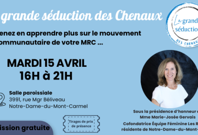COMMUNAITRE | Grande séduction à Notre-Dame-du-Mont-Carmel