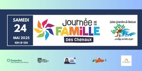 Journée de la famille des Chenaux | Sainte-Geneviève-de-Batiscan Journée de la famille des Chenaux | Sainte-Geneviève-de-Batiscan
