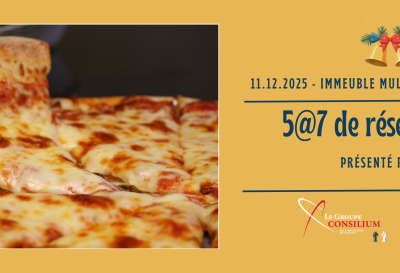 Entrepreneuriat | 5@7 des Fêtes présenté par Le Groupe Consilium RH