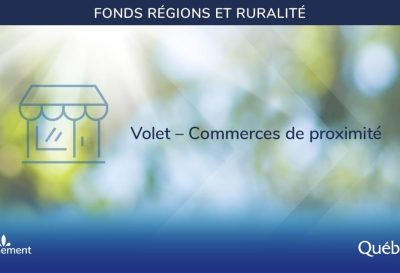 3e appel de projets en cours | Volet 5 – Commerces de proximité du Fonds régions et ruralité (FRR)