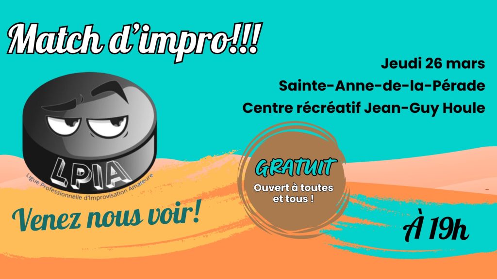 Match d&rsquo;impro de la LPIA