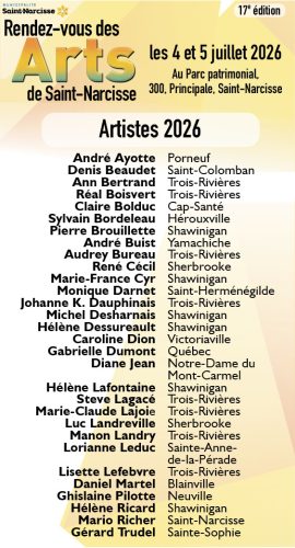 Rendez-vous des Arts | Saint-Narcisse