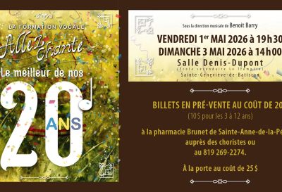 Spectacle de la Formation musicale Allez chante