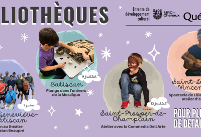 Programmation dans les bibliothèques de la MRC des Chenaux