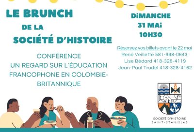 Brunch-conférence | Société d&rsquo;histoire de Saint-Stanislas