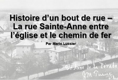 Conférence historique | Sainte-Anne-de-la-Pérade