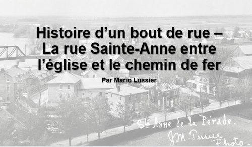 Conférence historique | Sainte-Anne-de-la-Pérade