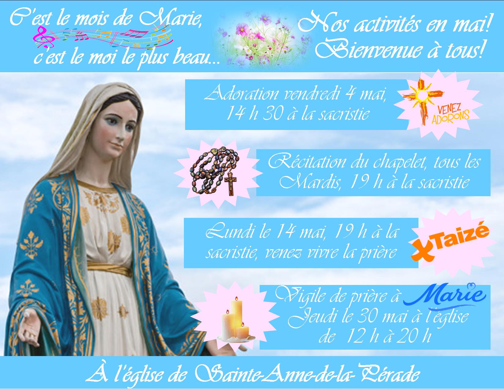 Le Mois De Marie Mrc Des Chenaux Le Mois De Marie Mrc Des Chenaux