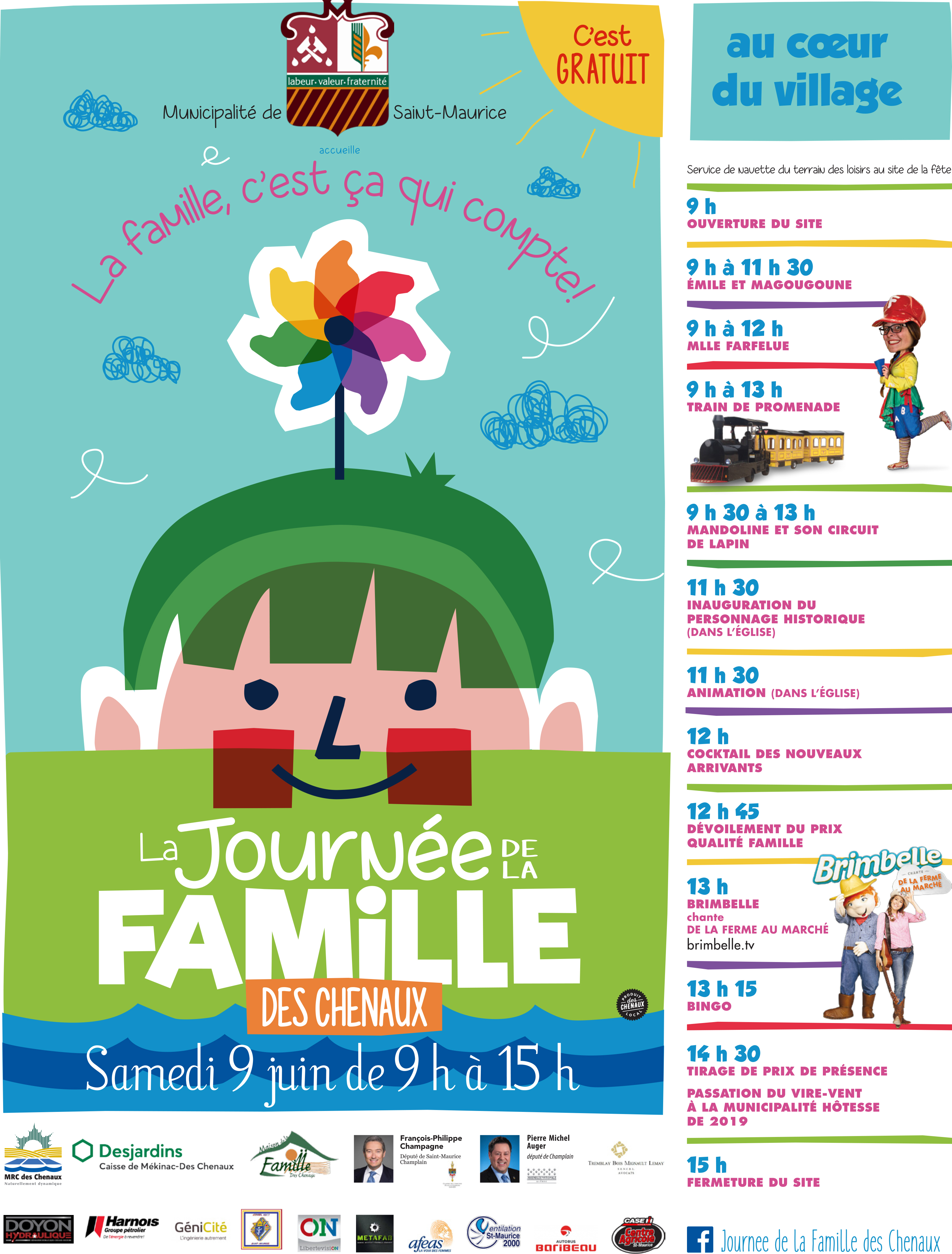 La Journée de la famille des Chenaux à Saint-Maurice