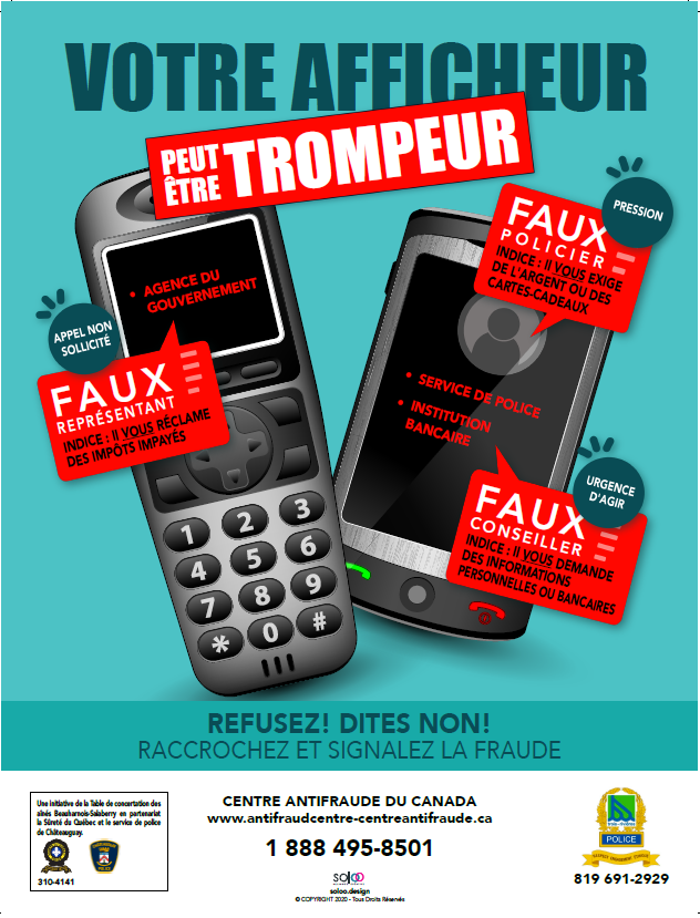 MISE EN GARDE – Fraudes envers les ainés